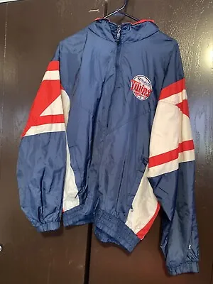 Vintage 90s Minnesota Twins MLB Starter Warmup Jacket SZ L RARE PATTERN • $45