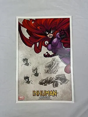 Medusa Inhuman Lithograph Poster Marvel Litho Inhumans Joe Madureira • $2