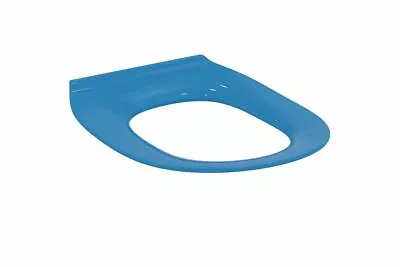 Ideal Standard D Shaped Toilet Seat Contour 21 Duroplast Crystal Blue Plastic  • £15