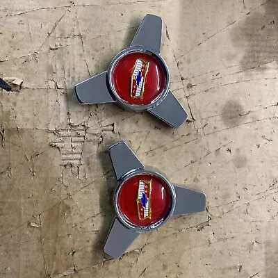 $80 • Buy 1958 Chevrolet Wheel Spinners Pair Without Hardware