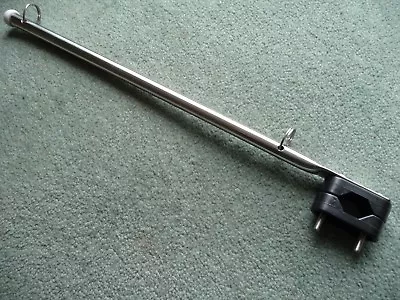 £12.50 • Buy Boat/yacht Rail Mounting Flag Pole S/s  15 Long.New