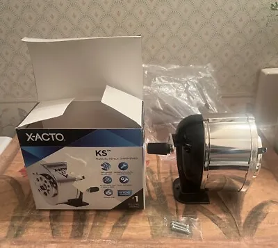 X-ACTO KS Manual Pencil Sharpener With Wall Mount Office Classroom Sharpener Nib • $11