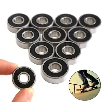 10PCS/Set 608RS/608-2RS/693ZZ Bearing ABEC-5 Skateboard Scooter 608 2RS... • £8.39