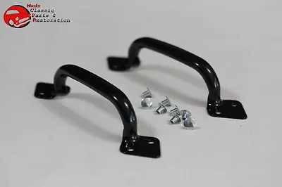 Ford Model A Pickup Truck Black Side Hood Handle Set Hot Rat Street Rod Pair New • $31.41