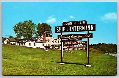 Milton New York~Ship Lantern Inn~Oldest Restaurant In Hudson Valley~c1960 PC • $12