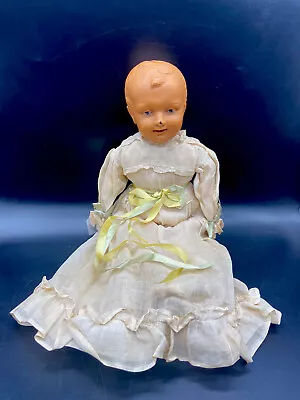 ANTIQUE 1920's GERMANY MINERVA/BUSCHOW BECK EARLY CELLULOID DOLL TODDLER GIRL • $18.50