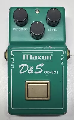 Maxon OD-801 Fuzz D&S Guitar Effects Pedal MIJ #1 DHL Express Or EMS • $199