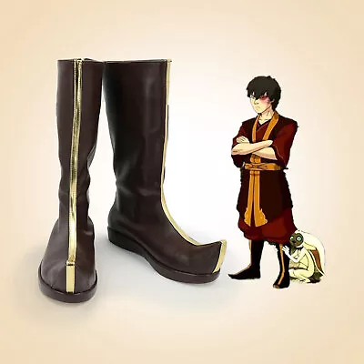 IN STOCK Avatar The Last Airbender Fire Nation Prince Zuko Cosplay Shoes Boots • $39