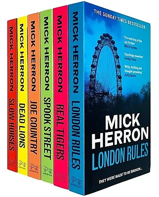 Slough House Thriller Series Books 1 - 6 Collection Box Set By Mick Herron • £49.99