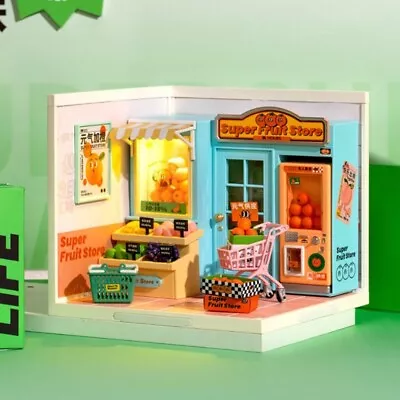 Rolife 1:24 Miniature Dollhouse With Furniture Craft Kits Unique Gift For Adults • $35.99