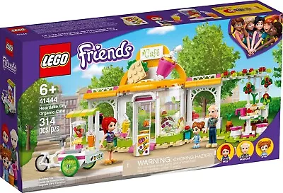 LEGO FRIENDS 41444 HEARTLAKE CITY ORGANIC CAFE Retired Set Mia Marcel Ava BNISB • $69.95