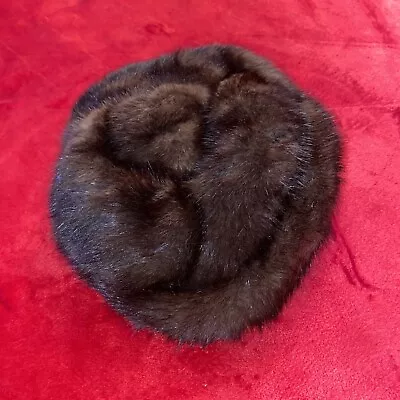 Vintage Arpin Recherche Original Genuine Mink Unisex Fur Ushanka Hat • $168.88