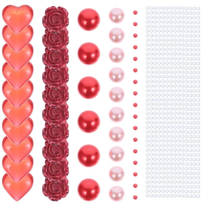 $12.98 • Buy Floating Candles Beads Filling Glass Flower Vase Glass Candles Tall Vase Filler