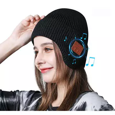 Musical Beanie Hat With Ear Muff And Bluetooth • $15.95