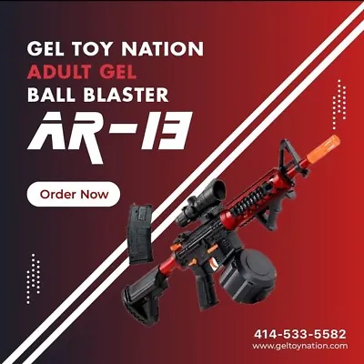 UPGRADED Gel Toy Nation Gel Blaster Ar-13 M416A Electric Outdoor Toy Blaster  • $60