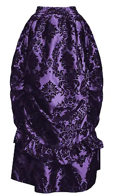 $69.99 • Buy Edwardian Steampunk Victorian Civil War Gothic Theater Bustle Skirt Regular Plus
