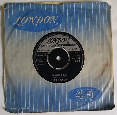 £1.88 • Buy Jerry Keller - Loveable / If I Had A Girl - 7  Single - London Records