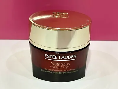 Estee Lauder Nutritious Vitality8 Night Radiant Overnight Creme/Mask 1.7 Oz. New • $29.99