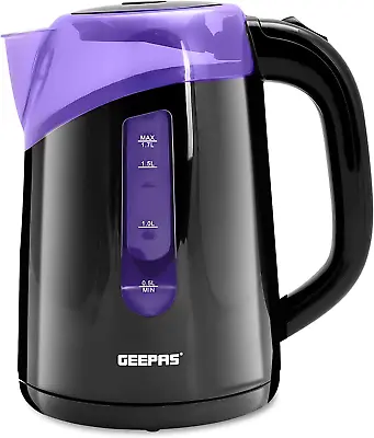 2200W Illuminating Electric Kettle | Boil Dry Protection & Auto Shut Off | 1.7L  • £20.52