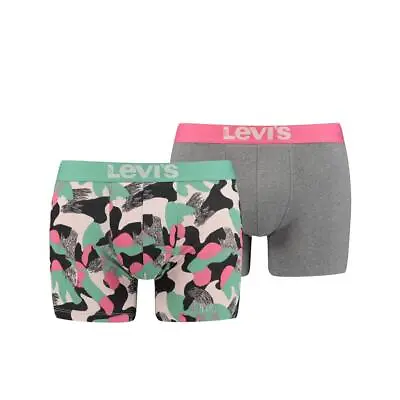 £16.99 • Buy Levis Mens AOP CAMO Boxer Brief Shorts (2-Pack)