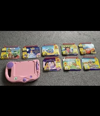 Leapfrog LeapPad Learning System & 8 Books With Cartridges • £27.99