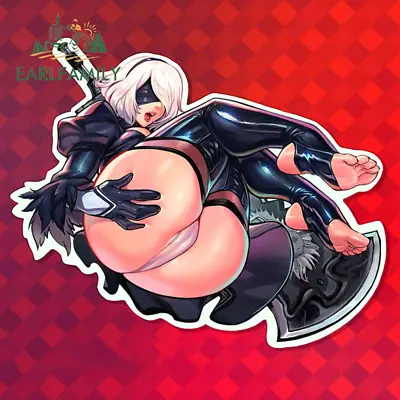 EARLFAMILY 5.1 Anime Nier Car Sticker Graffiti Windows Trunk Laptop DIY Decals • $3.79