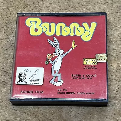 Bugs Bunny Rides Again Super 8 Color Home Movie Film With Sound - 200 Foot • £15