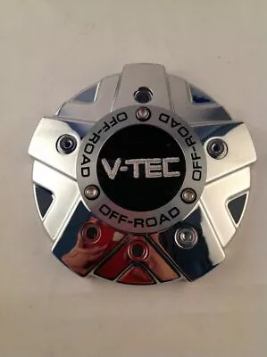 $25 • Buy V-Tec Vtec 394 Warlord Aftermarket Wheel Center Hub Cap Chrome C394-CLVT VT224