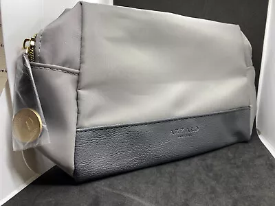 Azzaro Grey Recycled Toiletry Bag  NEW With TAGS! Sealed Bag!  • $10