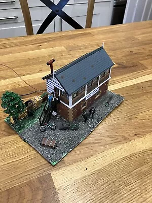 Model Railway Signal Box Diorama • £13