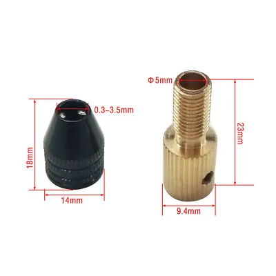 Small Electr Ic Drill Chuck Micro Universal Twist Drill Chuck 5mm Hole #ur • $11.72