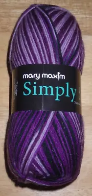 Mary Maxim Simply Sox Yarn 100g 459yd Superwash Wool/Nylon #15 Celestial • $13.99