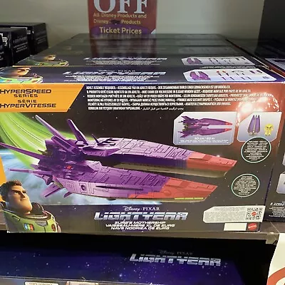 £15 • Buy Disney Pixar Lightyear Hyperspeed Series Zurg Mothership 24 Inch Long Spacecraft