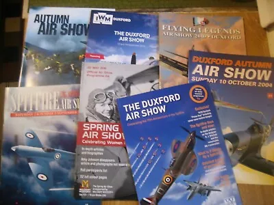 £3.99 • Buy 7 Assorted Duxford Airshow Programmes Flying Legends, Spitfires, Sally B Etc.