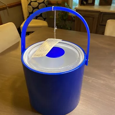 $24.99 • Buy Vintage Georges Briard 3qt Ice Bucket Blue Simplicity New