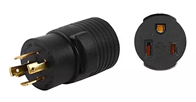NEMA L14-30P To 6-50R Compact 240V 30 Amp Twist Lock 4 Prong Male Plug To 3 P... • $27.88