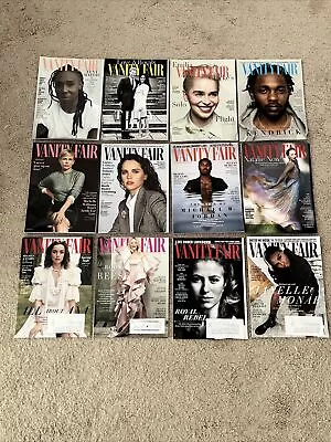 VANITY FAIR MAGAZINE LOT OF 12 Issues 693-700 (2018) & 715-718 (2020) Very Nice! • $29.99