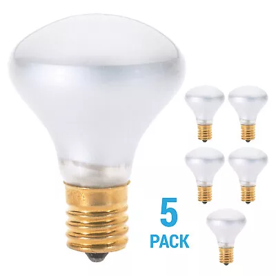 5 Pack S4700 S3205 Reflector Bulb 25R14N 25W 120V R14 Intermediate E17 Frosted • $11.95