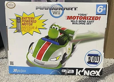 K'nex Mario Kart Wii Yoshi Wild Wing Motorized Building Set New W/ Pow 30 Pieces • $22