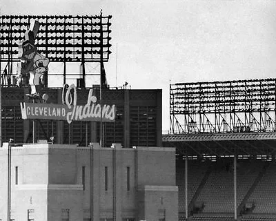 Cleveland Indians Cleveland Municipal Stadium Signed 11x14 Print Photograph • $27