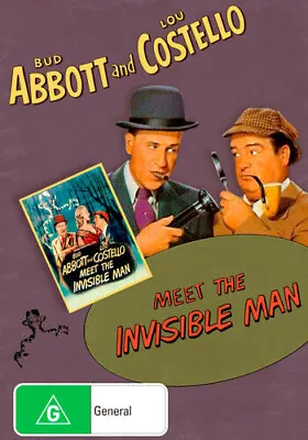 Abbott And Costello Meet The Invisible Man [New DVD] Australia - Import NTSC • $24.26