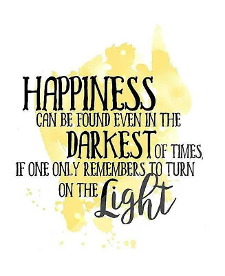 £4.99 • Buy Harry Potter Happiness Inspirational Quote Art Poster