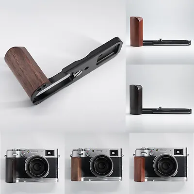 Wood L Hand Grip Holder X100v Wooden Grip Camera Base Plate Stand Accessories • $76