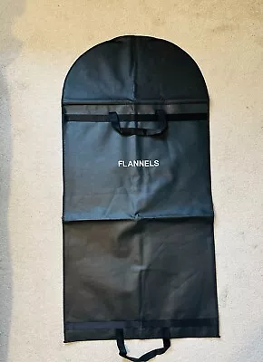 £9.99 • Buy 2 Flannels Black Zip Up Suit Carrier Garment Bag Brand New Authentic 100%