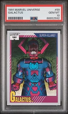 1991 Marvel Universe #59 Galactus PSA 10 • $50