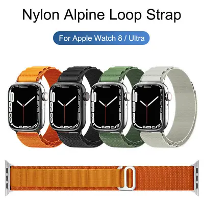 $21.99 • Buy For Apple Watch Ultra 49mm Series 8 7 6 SE Alpine Sport Strap Loop Band Bracelet
