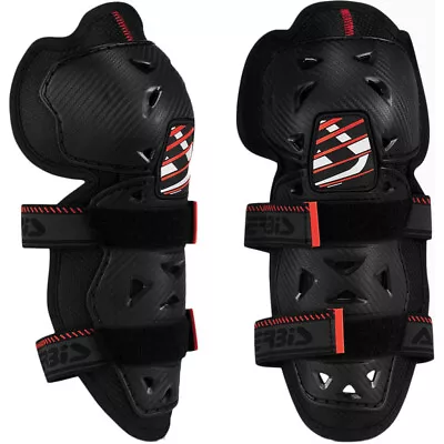 Acerbis Mx Profile 2.0 Black Motocross Dirt Bike Knee Guards • $44.95