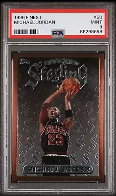 1996-97 Topps Finest Bronze #50 Michael Jordan PSA 9 • $52