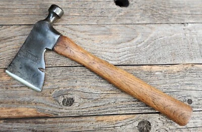 $17.50 • Buy Vintage Stanley Carpenter's Hatchet Axe W/ Wood Handle - Half Hatchet USA Made