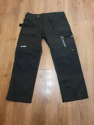 £20.10 • Buy 38  SCRUFFS Work Trousers TRADE HOLSTER 2021 Hard-Wearing CORDURA FABRIC  3D 